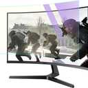 CapriTech 32 Inch Anti Blue Light Monitor Screen Protector -Anti Glare Filter Film for Curved screen, No Air Bubbles/Relieve Eyestrain/Ultra Clear