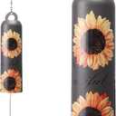 Taman Wind Chime - 28" Sunflower Metal Wind Bell Deep Tone Serenity Valentine's Day Gift Mobile Memorial Sympathy Gift for Home, Outdoor, Yard, Patio,Garden Decor