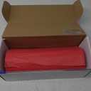 CXPSINC 54 Inch X 300 Feet Plastic Table Cover Roll Disposable Tablecloth with Slide Cutter for All Type/Shape Tables | Picnic, Party, Banquet, Birthdays, Weddings (Red, 300 Feet)