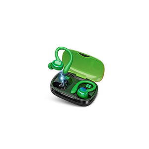 Wireless Earbuds, 60H Playback Bluetooth 5.3 Headphones, Noise Cancelling Wireless Headphones with LED Battery Display, Mics Clear Call, IPX7 Waterproof Bluetooth Earbuds for Workout Sports (GREEN)