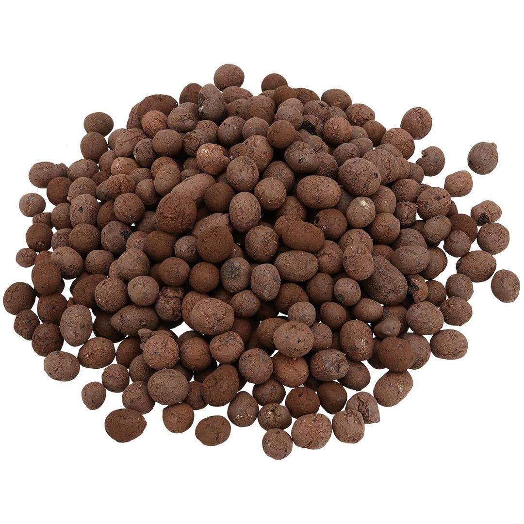 HOZEON 12LBS Natural Clay Pebbles, Expanded Clay Pebbles Hydroponic Rocks, Small LECA Clay Pebbles for Plants, Hydroponic Gardening, Orchids, Drainage, Decoration