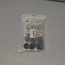 3 x 110-Piece Resin Sewing Buttons Set, 4-Hole Round Buttons, 15mm/ 20mm/ 25mm, 5 Colors for Blazers and Coats Brown/ Black