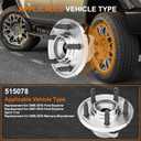 515078 Pair 2 Front Wheel Hub & Bearing Assembly for 2006-2010 Ford Explorer Mercury Mountaineer