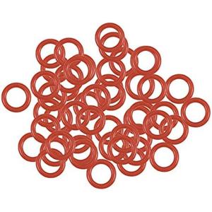 uxcell Silicone O-Ring, 5.5mm OD, 3.5mm ID, 1mm Width, VMQ Seal Rings Gasket, Red, Pack of 200