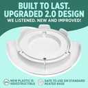 Poultry Pro Chicken Waterer - DIY Poultry Waterer 5 Gallon Bucket for Coop, Hands Free Gravity Feeder for Chickens, Ducks, Pigeons & Birds, Fits All Standard 5 Gallon Buckets (Bucket NOT Included)