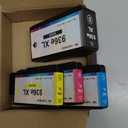 936XL Ink Cartridges Replacement for HP 936e 936XL Ink Cartridges Combo Pack Compatible with HP OfficeJet Pro 9110b 9120b 9130b OfficeJet Pro Wide Format 9720 9730 Printer (‎Black Cyan Magenta Yellow)