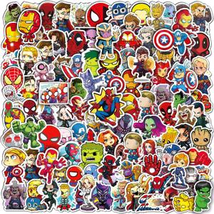 200PCS Cool Character Stickers for Water Bottles Skateboard Luggage Laptop Bumper Waterproof Vinyl Stickers Bulk for Boys Teens Adults