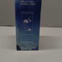 Jellyfish Lamp, Round LED Jelly Fish Aquarium Lamp with Color Changing Mood Light,Noiseless Night Light for Kids Men Women Home Deco Gift. (White)