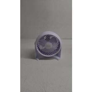 Honeywell TurboForce Air Circulator, Small Tabletop Fan, Quiet Personal Fan for Home or Office, 3 Speeds, 90 Degree Pivoting Head, White, HT-904