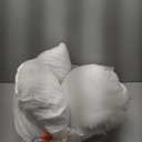 Amazon Basics Down-Alternative Pillows for Stomach and Back Sleepers, Soft Density, Machine Washable, 20 x 36 inches, White, 2-Pack