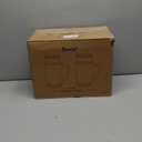 2 PACK Glass Pitcher with Lid, 84oz/2.5L Liter Classic Vertical Stripes Water Pitcher,Glass Water Carafe for Cold Brew, Coffee, Lemonade, Iced Tea,Sun Tea, Beverage, Heat Resistant (Clear)