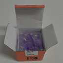 HDCRYSTALGIFTS Purple Chandelier Icicle Drop Prisms Crystal 55mm, Pack of 25 (Purple)