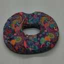 Donut Pillow for Tailbone Pain, Hemorrhoid Pillow for Sitting, Memory Foam Donut Hemorrhoids Seat Cushion for Tailbone Pain Relief & Women Postpartum Pregnancy (one size, Flower06)