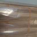 LazBlinds Cordless Bamboo Roman Shades, Light Filtering Window Treatment, Roll Up Bamboo Blinds for Windows, 34'' W x 60'' H