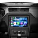 2G+64G Car Stereo for Ford Mustang 2010-2014 with 10.1 inch Touchscreen Radio with Wireless Carplay/Android Auto/GPS/Bluetooth/FM/RDS/Steering Wheel Controls/Backup Camera
