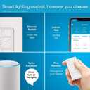 Lutron Caseta Original Smart Dimmer Switch (Lutron Smart Hub Required), for LED Lights, 150 Watt, Single-Pole/3-Way, No Neutral Required, PD-6WCL-BL, Black