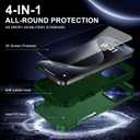 For iPhone 17 Case [Shockproof] [Dropproof] [Heavy Duty Protection] [Pocket-Friendly] Slim & Tough Non-Slip Protective Phone Cover for iPhone17 6.3inch, Teal Green