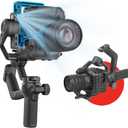 FeiyuTech SCORP-C2 Professional Camera Gimbal Stabilizer, Built-in AI Face/Object Tracking, 3.5kg/7.72lbs Load, Native Vertical Video for YouTube TikTok, for Sony A7, Canon EOS R, Nikon Z Mirrorless