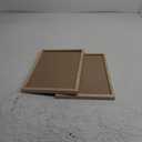 UPWOIGH 8x10 Oak Wood Picture Frame - Minimalist 8x10 Poster Frame, 8"x10" Picture Frame Wood, Natural Solid Wooden Picture Frames for Wall Art Photo and Prints (Set of 2)