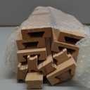 6 PCS 35cm/13.78Inch Wooden Drawer Slides Bottom Mount, Classic Traditional Wood Center Guide Track Bottom Mount with Slide Glides, Replacement Inforcement Part for Drawer