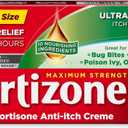 3 x Cortizone-10 Maximum Strength Ultra Soothing Itch Relief Cream, 1% Hydrocortisone, Fast-Acting, Anti-Itch Cream for Bug Bites, Rash, Eczema, Psoriasis, Poison Ivy, Oak, Sumac & More, 2 oz