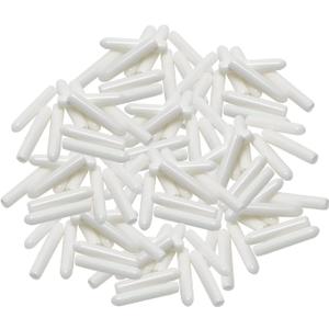 Cenipar Dishwasher Rack Tine Prong Repair End Cover Caps White (100pcs) Anti Slip 1 inch Round Tips