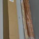 LazBlinds No Tools No Drill Cordless Bamboo Roman Shades, Light Filtering Window Treatment, Roll Up Bamboo Blinds for Windows 29'' W x 64'' H, Wood
