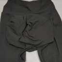 3 Piece Workout Sets for Women High Waisted Leggings with Pockets Tummy Control Biker Shorts Yoga Sports Bra, Size: Medium