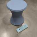 Coast Modern Outdoor Side Table - Lounger Table for Inside Pool or on Patio - All-Weather Furniture for Sun Shelf Up to 15" - Stone Blue