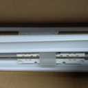 Cordless Mini Blinds for Indoor Windows, 34" W x 48" H, White Vinyl 1"