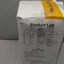 ONCE FOR ALL Safe Mandoline Slicer For Kitchen, Biger Size, Adjustable Vegetable Chopper Food Slicer Potato French Fry Cutter with Peeler, Detachable, Kitchen Chopping Artifact (Black)