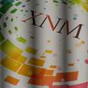 XNM Teal Glass Large Wall Clocks Battery Operated 20 Inch Aurora Wall Clocks for Living Room Decor Glacier Round Clock Silent