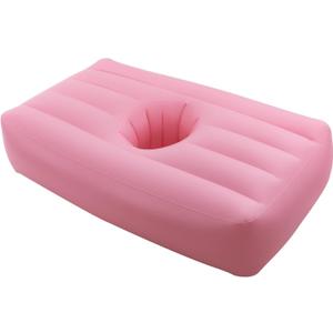 BBL Bed with Hole, BBL Bed After Surgery Inflatable BBL Mattress with Electric Air Pump (Pink)
