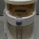 Gagee 11Lbs Rice Dispenser, Large Grain Container Storage with Lid Measuring Cylinder Moisture Proof Household Cereal Dispenser Bucket for Kitchen Soybean Corn,Clear