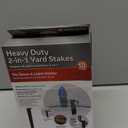 10 Ct. 2-In-1 Heavy Duty Yard Stakes - Style 717110 – Simple Living Solutions 2 pack