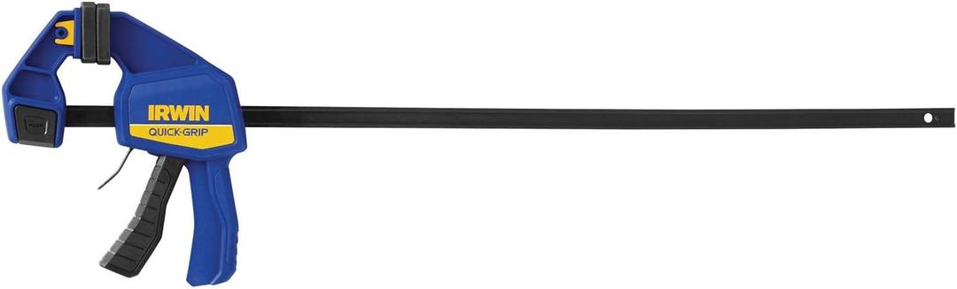 IRWIN QUICK-GRIP Bar Clamp, One-Handed Clamp/Spreader, 24-Inch (1964720), Blue