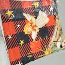 Horaldaily Christmas Cloth Napkins 18 x 18 Inch, Holy Nativity Red Buffalo Plaid Party Dinner Decoration Washable Napkins Set of 6