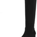 DREAM PAIRS Women's Knee High Stretchy Fashion Boots (8.5, Black)