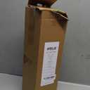 IFELS 2 Pack Heavy Duty Curtain Rods for Windows 28 to 48 Inch, 1 Inch Black Adjustable Curtain Rod Set with Easy Installation and Modern Design (A1,Black,30-60",2Pack)