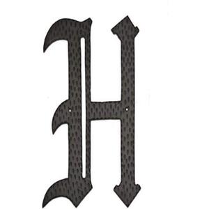 Montague Metal Products Home Accent Monogram, H, 16-Inch