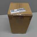 NEEDOMO Lanterns Decorative Indoor, 16" White Hanging Lantern Decor Outdoor, Vintage Metal Large Candle Lantern for Patio, Front Porch, Table, Home Decor, Candle Holder with Clear Glass (Beige)