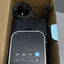 Mini Hot and Iced Coffee Maker Single Serve, for K Cup and Ground, 6 to 14 Oz Brew Sizes, with Recipe Book, for Home, Travel, RV, Office and Dorm, Classic Black (2.0 Version)