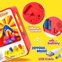 JOYIN Claw Machine Arcade Toy with LED Light & Adjustable Sound, Rechargable Dispenser Toys Mini Vending Machine for Kids - Perfect Christmas & Birthday Big Gifts for Kids, Ages 3+