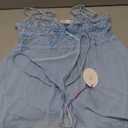 Avidlove Women Lingerie Lace Babydoll Strap Chemise Halter Teddy V Neck Sleepwear (Large, Clear Blue)