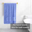 Bathroom Towel Bar, 24 Inch Towel Racks for Bathroom Wall Mounted, Heavy Duty Bath Hand Towel Holder Organizer, Modern Home Decor Towel Rod Bathroom Hardware Accessories, Gold