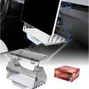 Hideable Under Screen Storage Organizer Fit for Tesla Model Y Juniper (2025 2026 Standard/Premium/Performance)/Model 3 Highland (2024 2025 2026 Standard/Premium/Performance) White