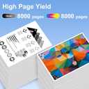 Compatible for 522 Ink Refill Bottles Replacement for Ink 522 Ultra High Capacity Black Cyan Magenta Yellow Works with EcoTank ET-2400 2720 2800 2803 2840 4700 4800 4810 Printer (6 Bottles)