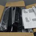 Mavivegue Book Shelf, 12 Cube Storage Organizer, DIY Bookcase, Metal Bookshelf,Tall Book case for Bedroom, Living Room,Office,Closet, Black Cubicle Rack