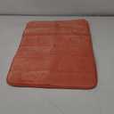 Buganda Memory Foam Bath Mat, 24" x 16", Ultra Soft and Non-Slip Bathroom Rugs, Water Absorbent and Machine Washable Bath Rug for Bathroom, Shower, and Tub, Coral