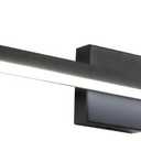 Ralbay 40inch Modern LED Black Vanity Light 36W Frosted Aluminum for Bathroom Vanity Lighting Fixtures Cool White 6000K